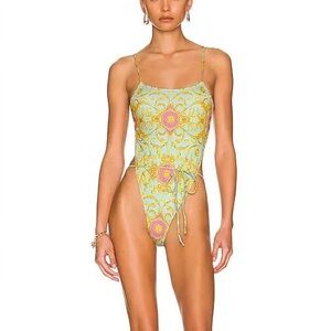 MONICA HANSEN BEACHWEAR  Sun Kissed One Piece In Baby Blue